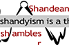 Lines showing titles Shandian Sh-ambles