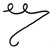 Rose symbol for c: conventional